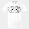 V-Neck Heavy Cotton 100% T-Shirt Thumbnail