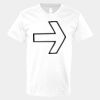 V-Neck Heavy Cotton 100% T-Shirt Thumbnail