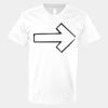 V-Neck Heavy Cotton 100% T-Shirt Thumbnail
