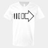 V-Neck Heavy Cotton 100% T-Shirt Thumbnail