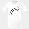 V-Neck Heavy Cotton 100% T-Shirt Thumbnail