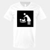 V-Neck Heavy Cotton 100% T-Shirt Thumbnail