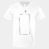 V-Neck Heavy Cotton 100% T-Shirt Thumbnail