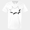 V-Neck Heavy Cotton 100% T-Shirt Thumbnail