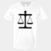 V-Neck Heavy Cotton 100% T-Shirt Thumbnail