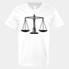 V-Neck Heavy Cotton 100% T-Shirt Thumbnail