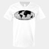 V-Neck Heavy Cotton 100% T-Shirt Thumbnail