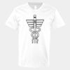 V-Neck Heavy Cotton 100% T-Shirt Thumbnail