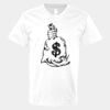 V-Neck Heavy Cotton 100% T-Shirt Thumbnail