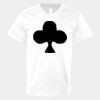 V-Neck Heavy Cotton 100% T-Shirt Thumbnail