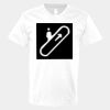 V-Neck Heavy Cotton 100% T-Shirt Thumbnail