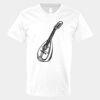 V-Neck Heavy Cotton 100% T-Shirt Thumbnail