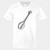 V-Neck Heavy Cotton 100% T-Shirt Thumbnail