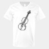 V-Neck Heavy Cotton 100% T-Shirt Thumbnail