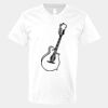 V-Neck Heavy Cotton 100% T-Shirt Thumbnail