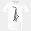V-Neck Heavy Cotton 100% T-Shirt Thumbnail