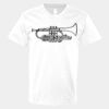 V-Neck Heavy Cotton 100% T-Shirt Thumbnail