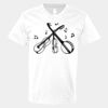 V-Neck Heavy Cotton 100% T-Shirt Thumbnail