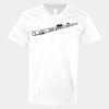 V-Neck Heavy Cotton 100% T-Shirt Thumbnail