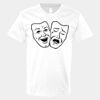 V-Neck Heavy Cotton 100% T-Shirt Thumbnail