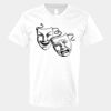 V-Neck Heavy Cotton 100% T-Shirt Thumbnail
