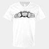 V-Neck Heavy Cotton 100% T-Shirt Thumbnail