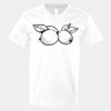 V-Neck Heavy Cotton 100% T-Shirt Thumbnail