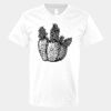 V-Neck Heavy Cotton 100% T-Shirt Thumbnail