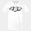 V-Neck Heavy Cotton 100% T-Shirt Thumbnail