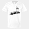 V-Neck Heavy Cotton 100% T-Shirt Thumbnail