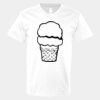 V-Neck Heavy Cotton 100% T-Shirt Thumbnail