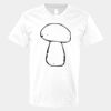 V-Neck Heavy Cotton 100% T-Shirt Thumbnail
