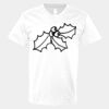 V-Neck Heavy Cotton 100% T-Shirt Thumbnail