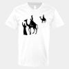 V-Neck Heavy Cotton 100% T-Shirt Thumbnail