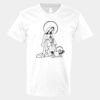 V-Neck Heavy Cotton 100% T-Shirt Thumbnail