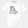 V-Neck Heavy Cotton 100% T-Shirt Thumbnail