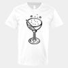 V-Neck Heavy Cotton 100% T-Shirt Thumbnail