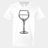 V-Neck Heavy Cotton 100% T-Shirt Thumbnail