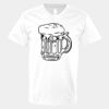 V-Neck Heavy Cotton 100% T-Shirt Thumbnail