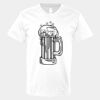 V-Neck Heavy Cotton 100% T-Shirt Thumbnail