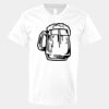 V-Neck Heavy Cotton 100% T-Shirt Thumbnail
