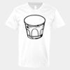 V-Neck Heavy Cotton 100% T-Shirt Thumbnail