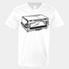 V-Neck Heavy Cotton 100% T-Shirt Thumbnail