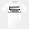 V-Neck Heavy Cotton 100% T-Shirt Thumbnail