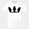 V-Neck Heavy Cotton 100% T-Shirt Thumbnail