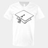 V-Neck Heavy Cotton 100% T-Shirt Thumbnail