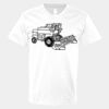 V-Neck Heavy Cotton 100% T-Shirt Thumbnail