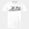 V-Neck Heavy Cotton 100% T-Shirt Thumbnail