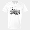 V-Neck Heavy Cotton 100% T-Shirt Thumbnail