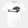 V-Neck Heavy Cotton 100% T-Shirt Thumbnail